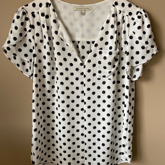 41 Hawthorn Carol Tulip Detail Blouse sz sm - Picture 3 of 6